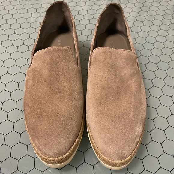 Vince | Shoes | Vince Slip On Suede Loafer Size 75 Worn Once 